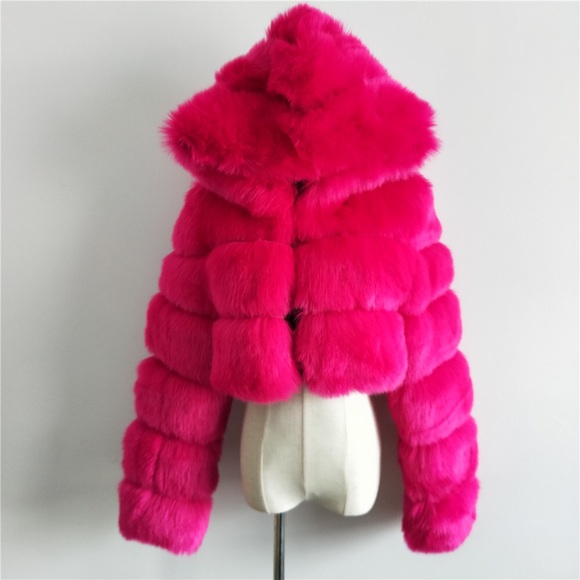 Faux fur bomber - Picture 3 of 6